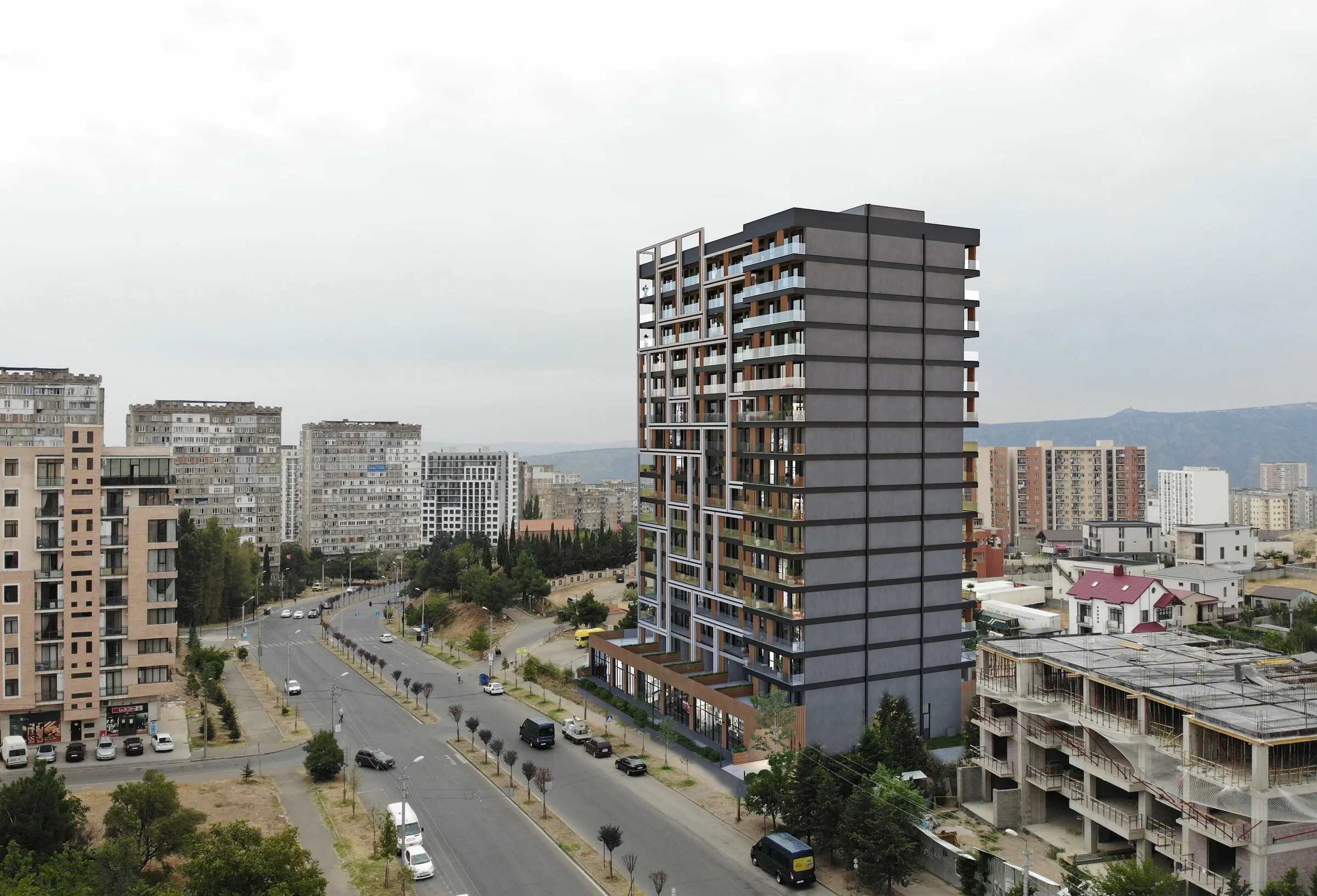მრავალბინიანი შენობა ვარკეთილში